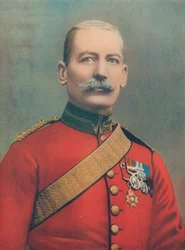 Major-Général J. B. B. Dickson. Commandant de la Quatrième Brigade de Cavalerie, Force de Campagne Sud-Africaine