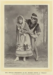 Miss Phyllis Broughton et Mr Hayden Coffin dans Marjorie