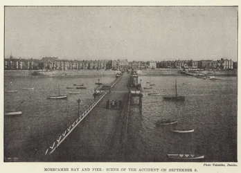 Baie et jetée de Morecambe, scène de l