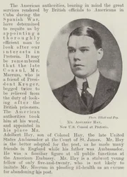 M. Adelbert Hay, nouveau consul américain à Pretoria