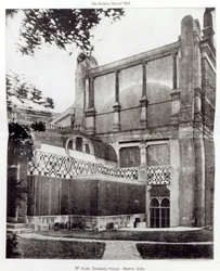 Maison de M. Alma Tademas, côté nord, 34 Grove End Road, Londres, 1889