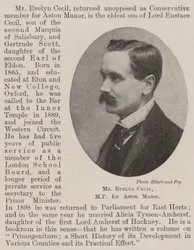 M. Evelyn Cecil, député de Aston Manor