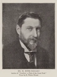 M. H Rider Haggard, les auteurs de notre nouveau feuilleton