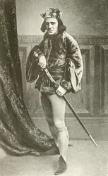 M. Richard Mansfield en Richard III (gravure)