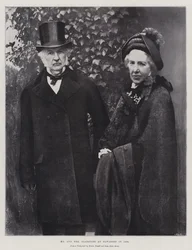 M. et Mme Gladstone à Hawarden en 1895