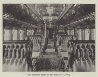 Nouveau train-couloir sur le Midland Railway