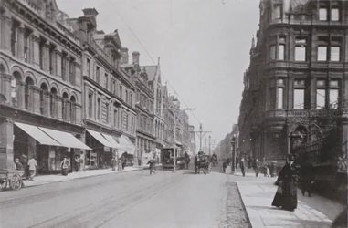 Newcastle, Grainger Street, Ouest