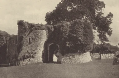 Château de Penrice, la Porte (photo n/b)