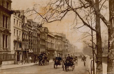 Piccadilly, Londres, vue vers l
