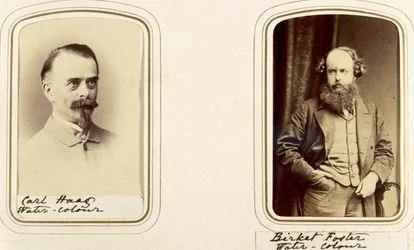 Portraits de Carl Haas et Myles Birket Foster