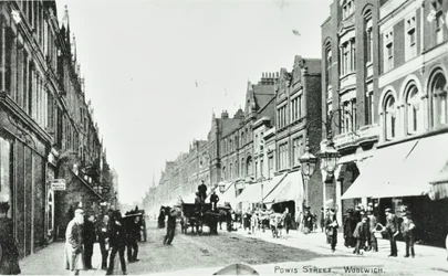 Powis Street, Woolwich : vue générale, 1890
