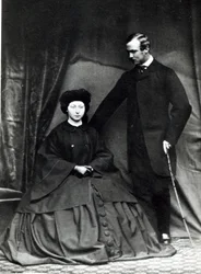 Princesse Alice et Prince Ludwig de Hesse, 1860