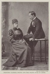 Princesse Victoria Melita et le grand-duc de Hesse