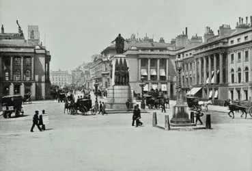 Regent Street, Westminster : Waterloo Place vue vers Regent Street, 1896