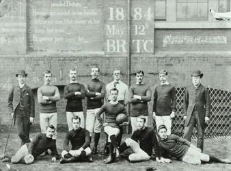 École de Rosendale Road: équipe de football, 1884