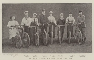 Cyclistes royaux, un groupe à Copenhague