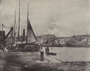 Chargement de pierre à Kiama, Nouvelle-Galles du Sud