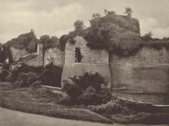 Château de Skenfrith (photo n/b)