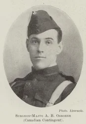 Chirurgien-major A B Osborne, contingent canadien