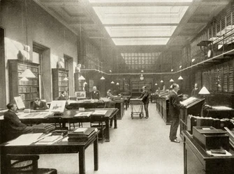 La salle des estampes du British Museum, c.1900, de 