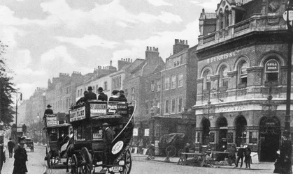 The Cock Tavern, Highbury, vers 1900