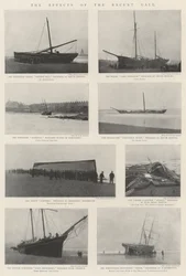 Les effets de la récente tempête