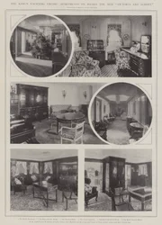 La croisière royale, appartements à bord du nouveau Victoria et Albert
