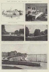 Le prince de Galles à Eastbourne