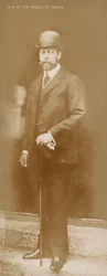 Le prince de Galles, futur roi George V