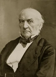 Le très honorable W. E. Gladstone (photo sépia)