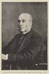 Le très honorable W H Smith, Lord Warden des Cinque Ports