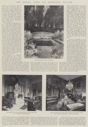 La visite royale au palais de Blenheim