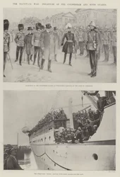 La guerre du Transvaal, départ des Coldstream et Scots Guards