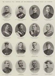 La guerre du Transvaal, officiers et sous-officiers tués et blessés