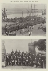 La guerre du Transvaal, troupes pour le front