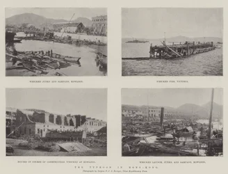 Le Typhon à Hong-Kong
