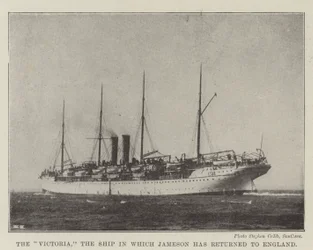 Le Victoria, le navire dans lequel Jameson est revenu en Angleterre