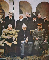 La conférence de Yalta, février 1945
