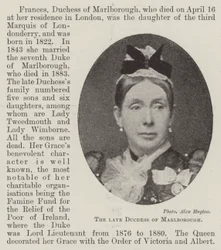 Feu la duchesse de Marlborough
