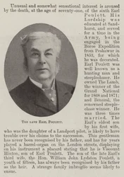 Feu le comte Poulett