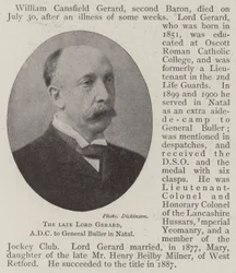 Le défunt Lord Gerard, ADC du général Buller au Natal