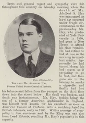 Feu M. Adalbert Hay, ancien consul des États-Unis à Pretoria