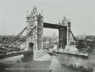 Pont de la Tour le jour de son ouverture, 1894