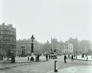 Trafalgar Square, Westminster : Trafalgar Square vue vers l