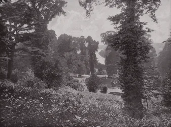 Vue depuis les jardins en terrasse, Richmond, regardant en amont