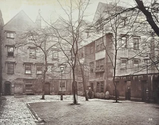 Vue de Barnards Inn, Londres, 1879