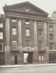 Vue de la porte de Middle Temple, Londres, 1885