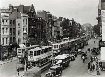 Whitechapel High Street, Londres, vers 1930