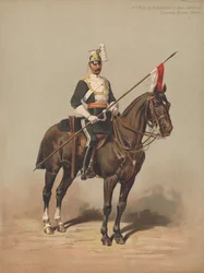 17e Lanciers du Duc de Cambridge, Cavalier, Tenue de Revue