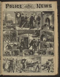 "A CHELSEA GHOST", Illustrated Police News, 21 octobre 1882 (papier journal)